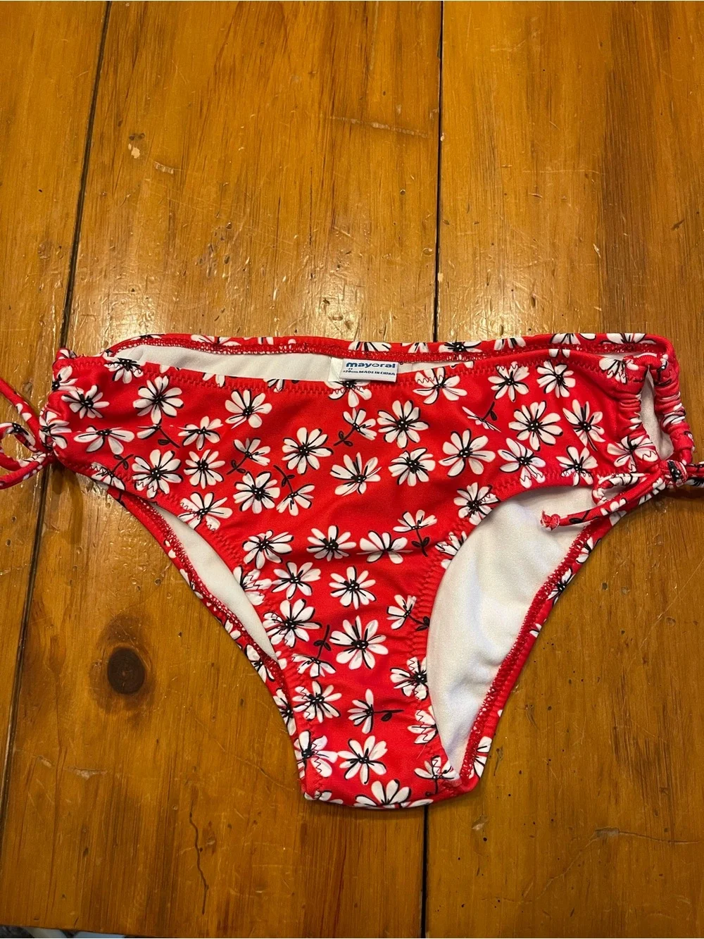 Mayoral Red Floral Print Swimwear